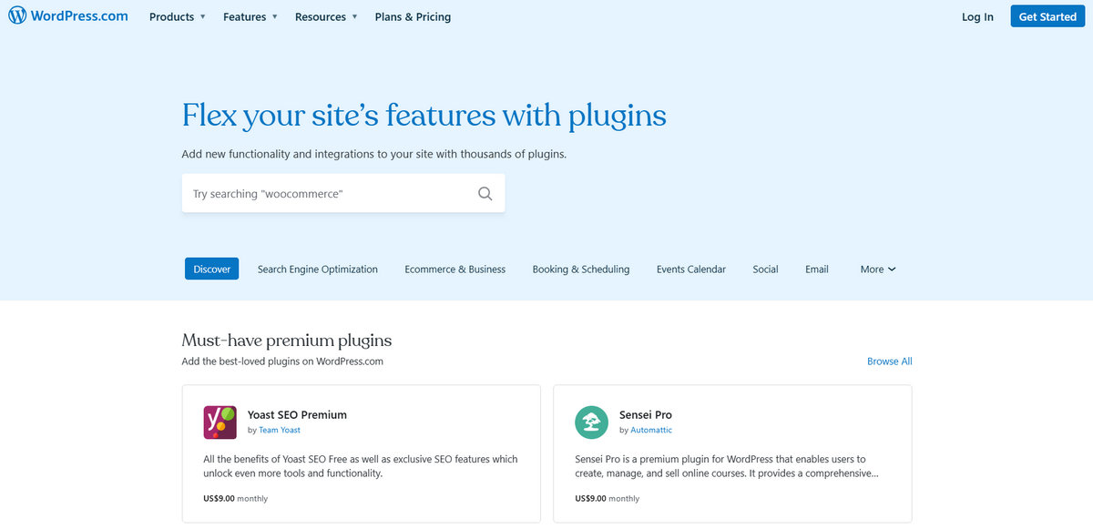 Plugins for Extra Features: